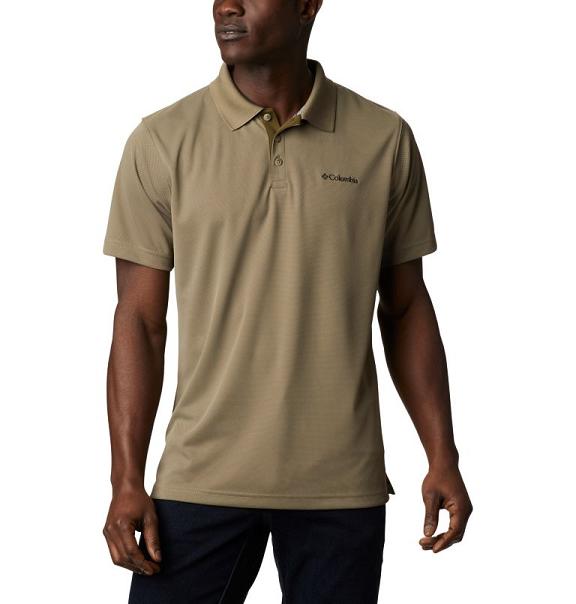 Columbia Utilizer Polo Brown For Men's NZ10297 New Zealand